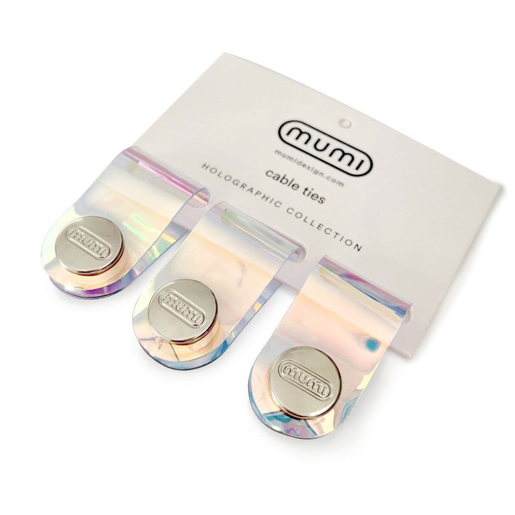 mumi on the go Default holographic cable ties