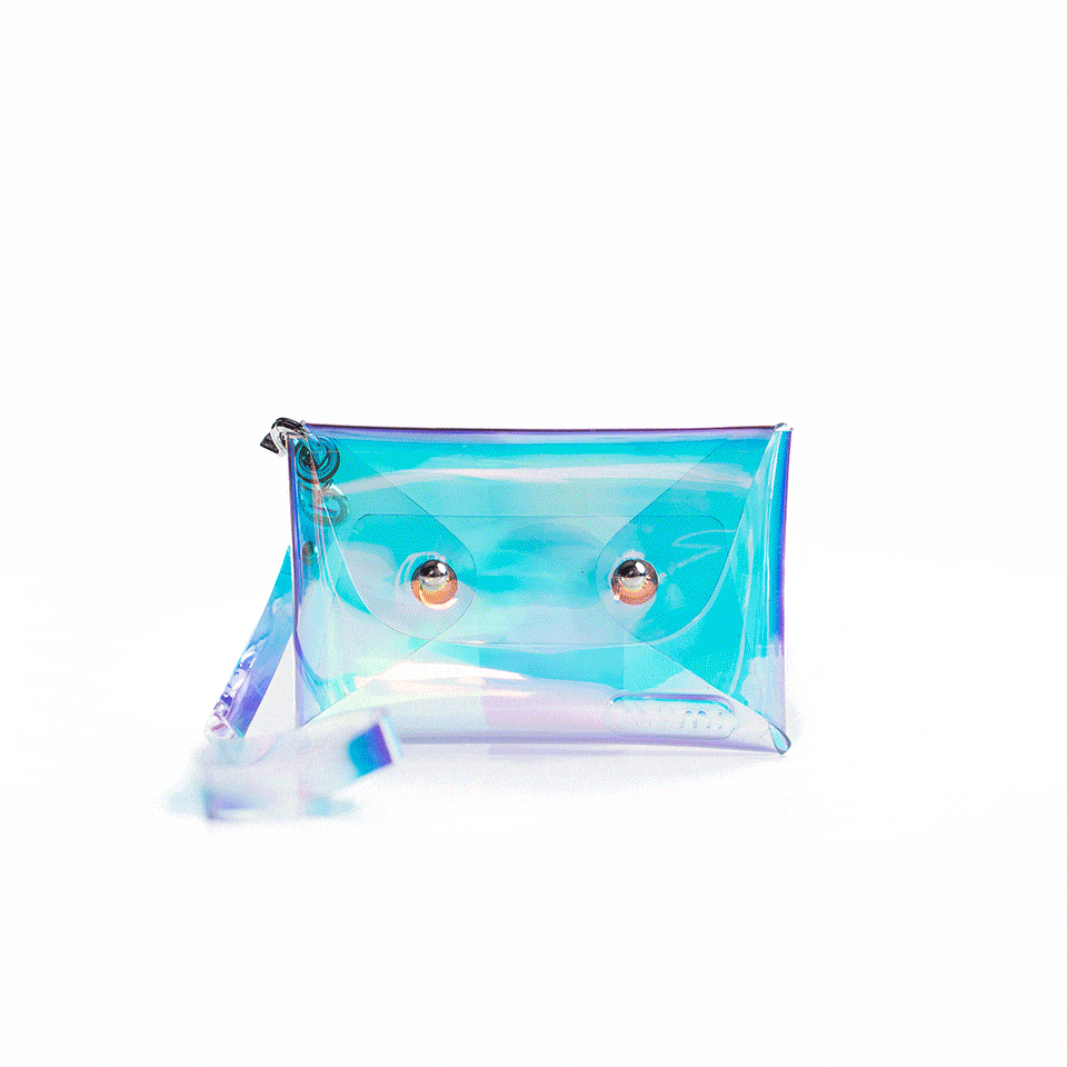 Holographic coin purse deals