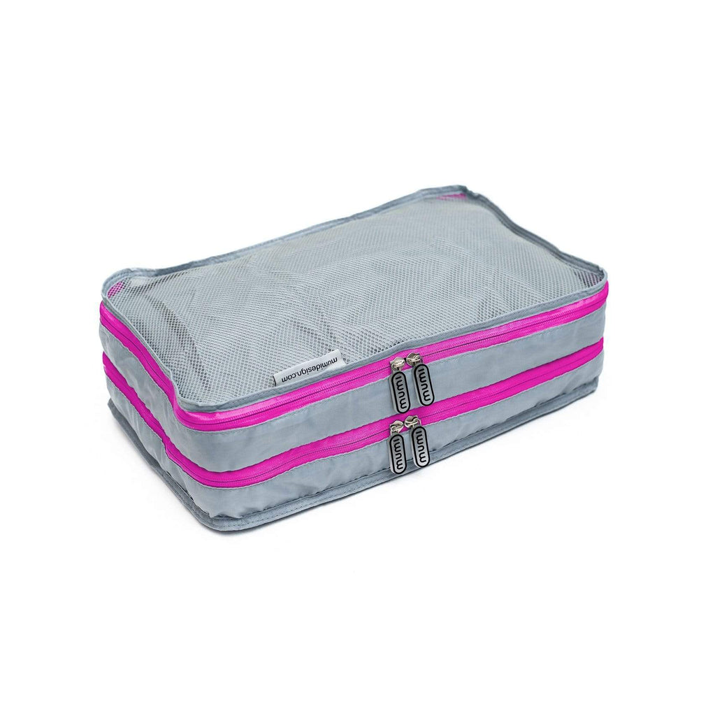mumi PACKING CUBES pink double packing cube