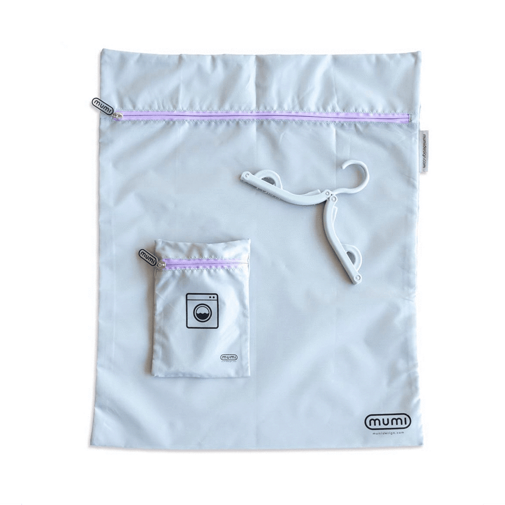 mumi purple mumi laundry bag