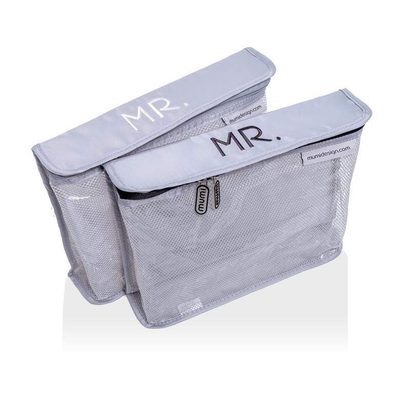mumi TOILETRY PACKING CUBES Mr & Mr toiletry cubes honeymoon set